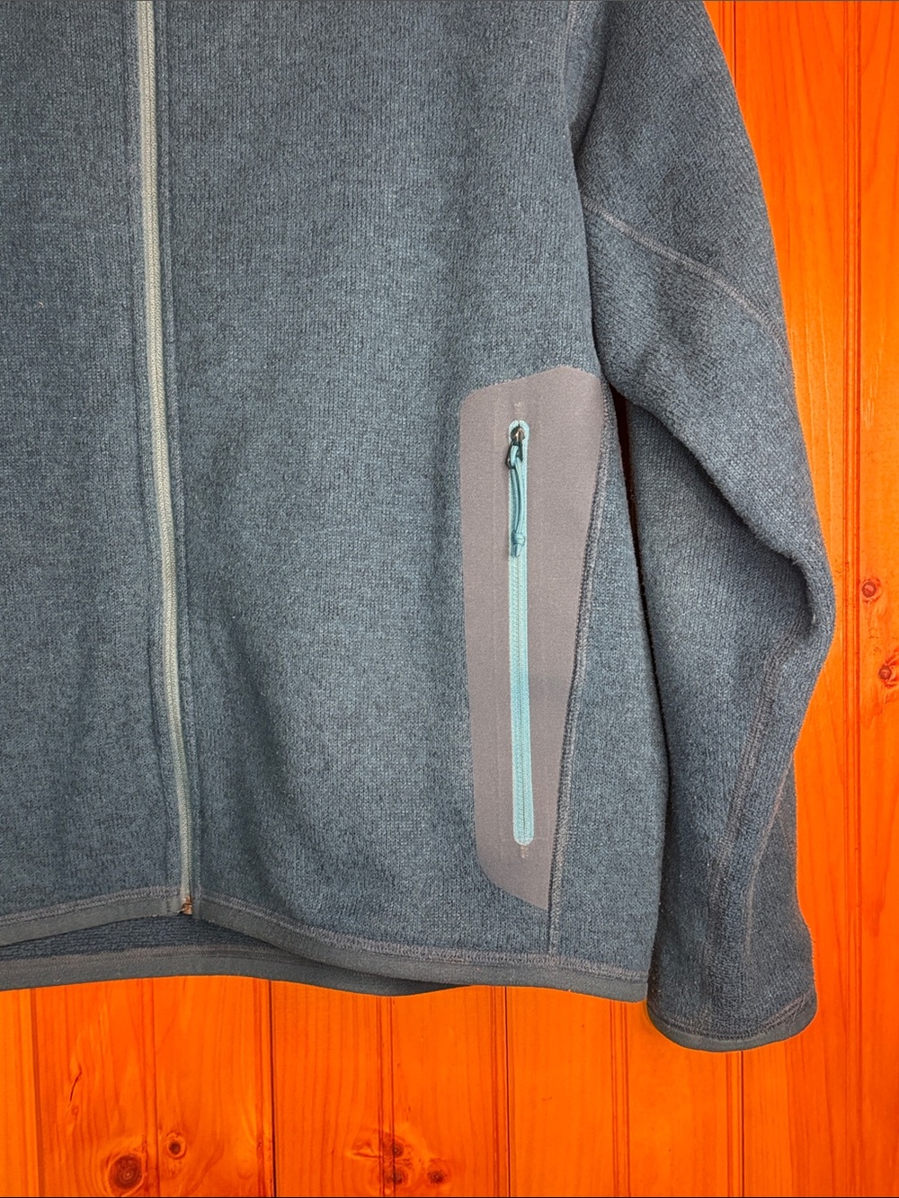 Arc'teryx Men's Blue Polartec Full Zip Fleece Jacket L/G - Picture 6 of 10